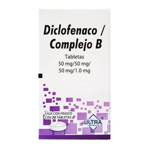 diclofenaco con complejo b